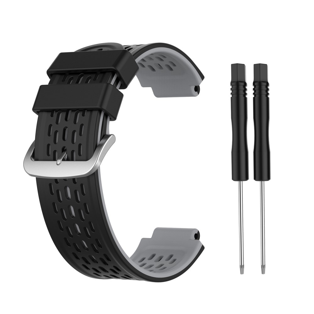 Silikonarmband Sport Garmin Approach S2 svart