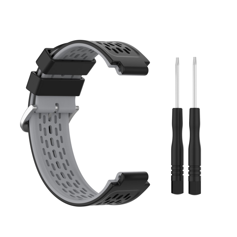 Silikonarmband Sport Garmin Approach S2 svart