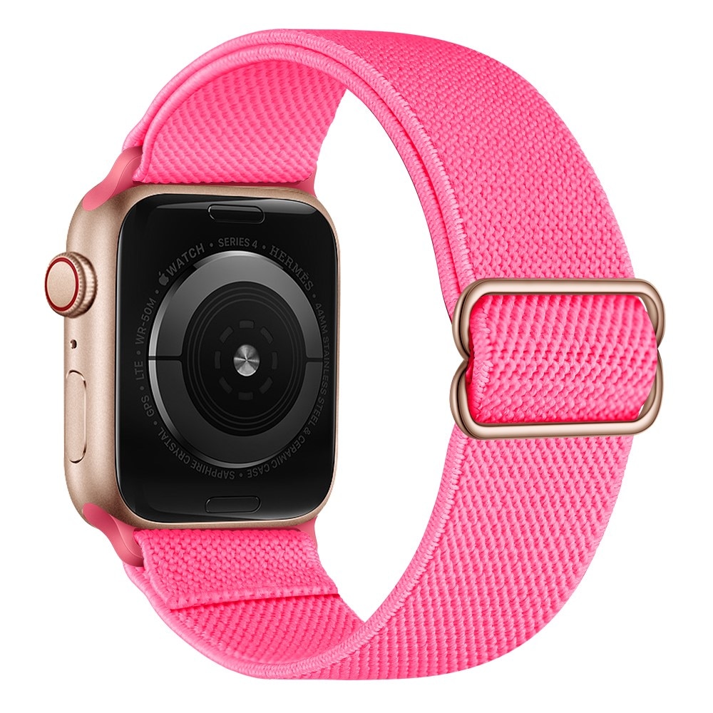 Elastiskt Nylonarmband Apple Watch Series 8 41mm Rosa