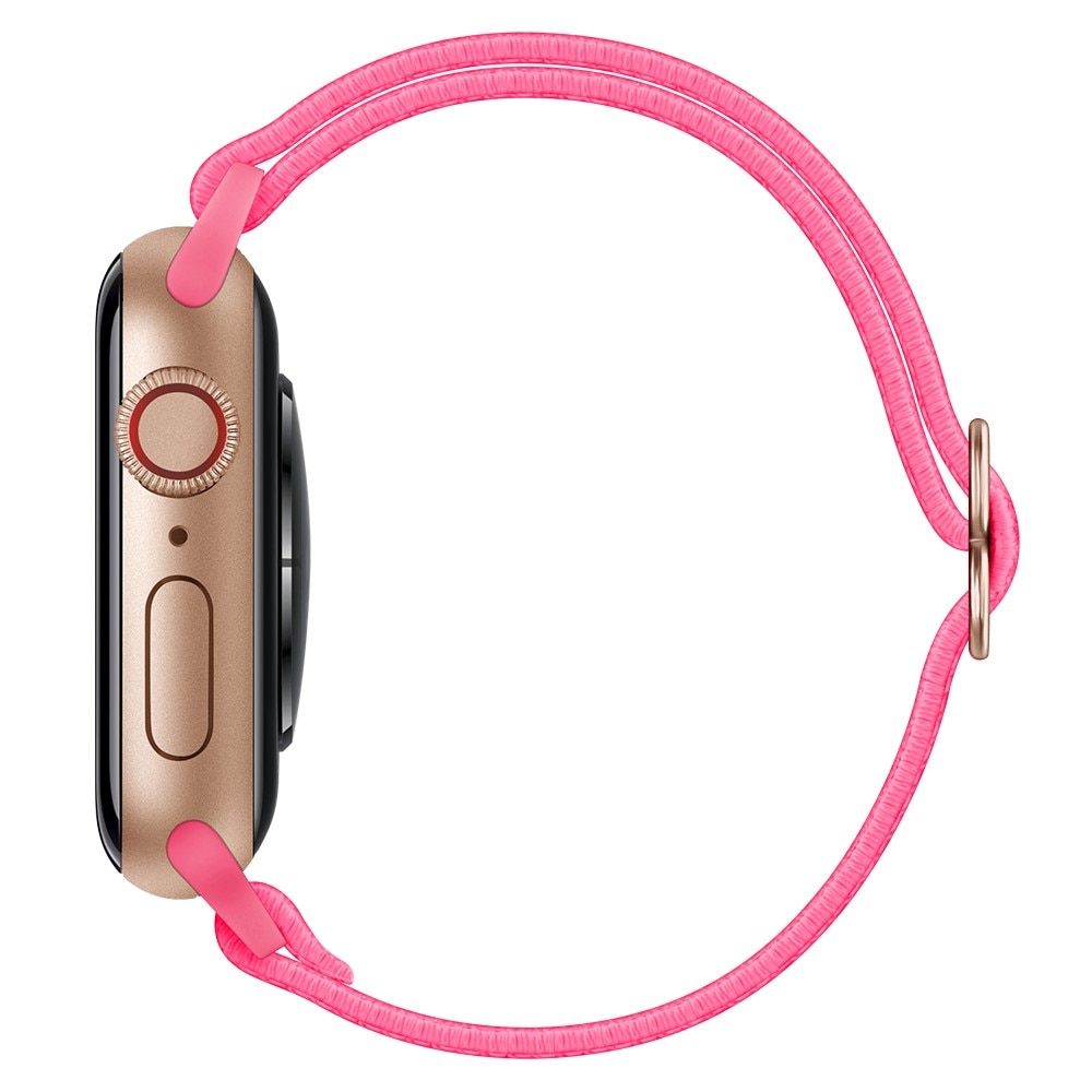Elastiskt Nylonarmband Apple Watch Series 8 41mm Rosa