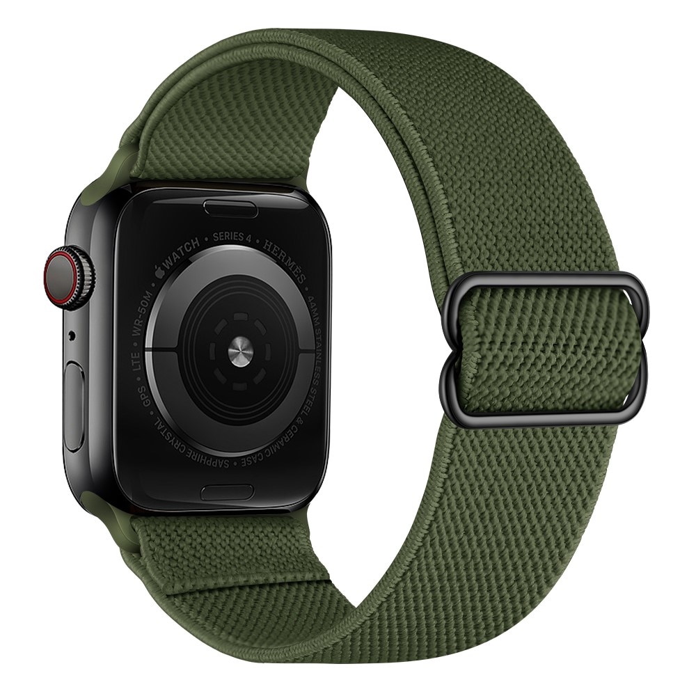 Elastiskt Nylonarmband Apple Watch 41mm Series 9 grön