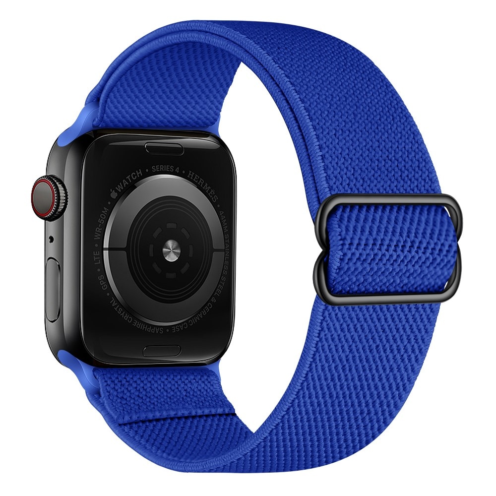 Elastiskt Nylonarmband Apple Watch 45mm Series 9 blå