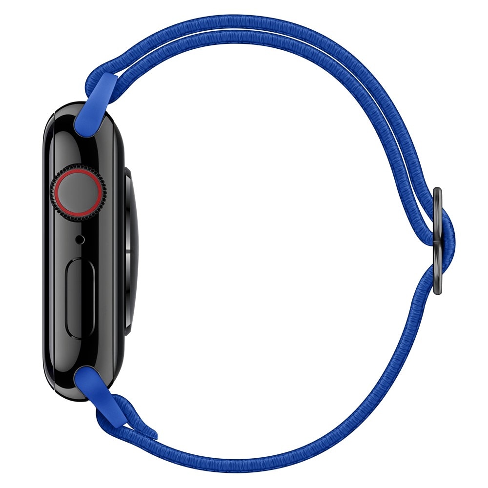 Elastiskt Nylonarmband Apple Watch 45mm Series 9 blå