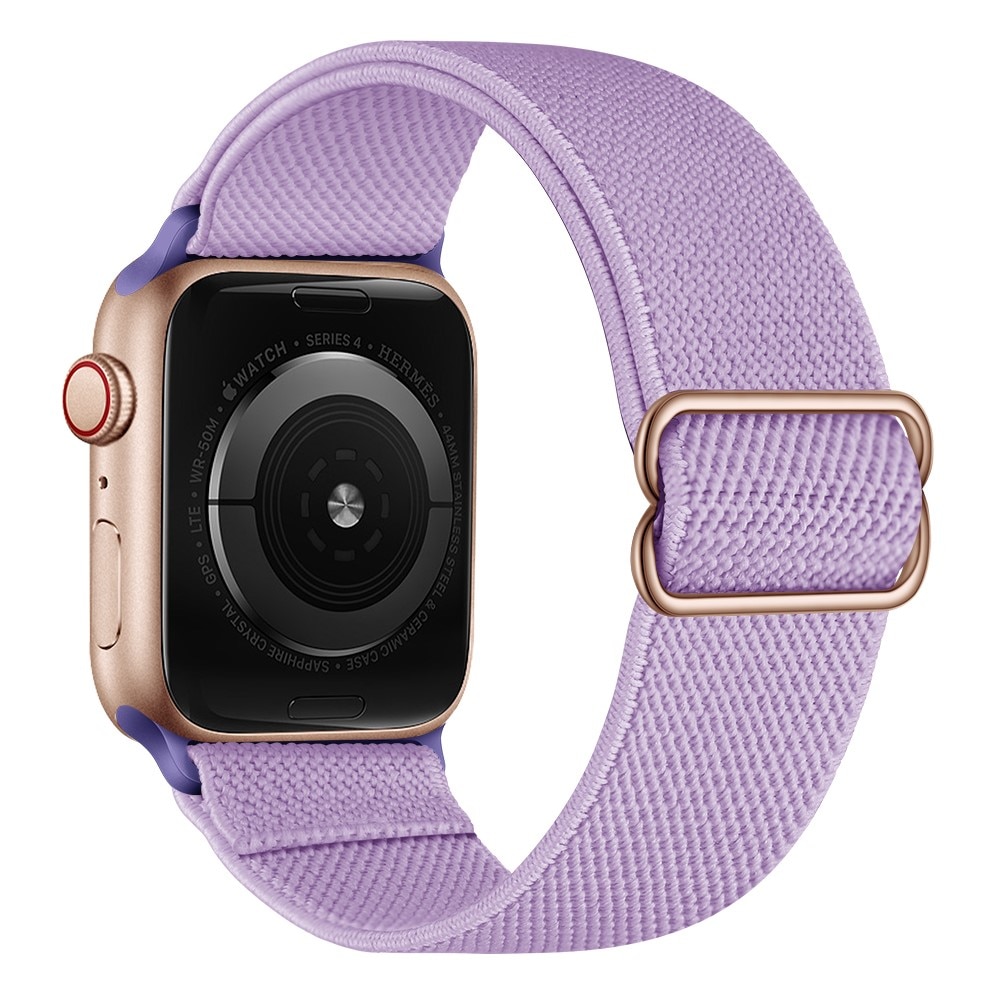 Elastiskt Nylonarmband Apple Watch 38mm lila