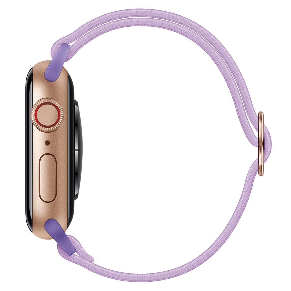 Elastiskt Nylonarmband Apple Watch 41mm Series 8 lila