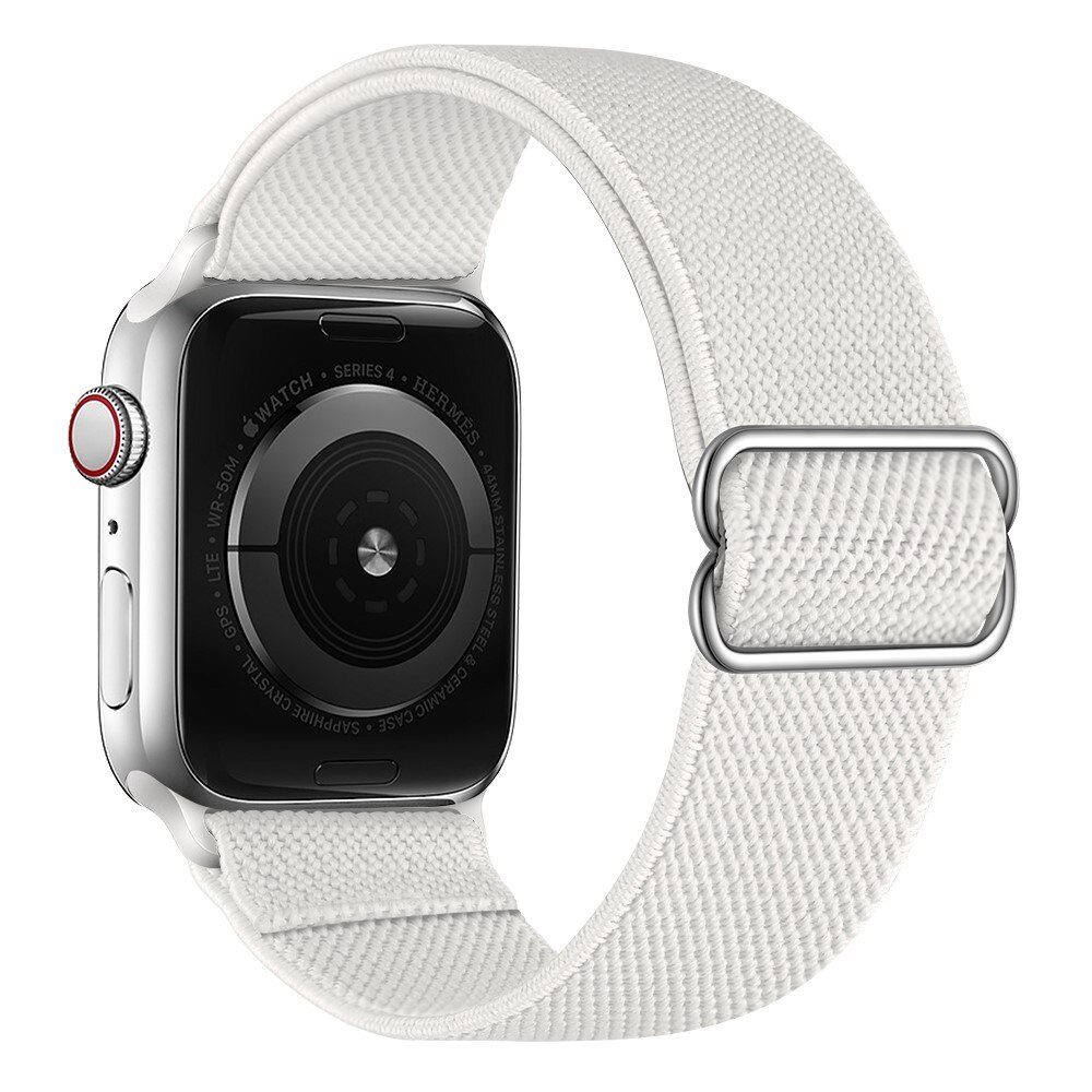 Elastiskt Nylonarmband Apple Watch Ultra 49mm vit