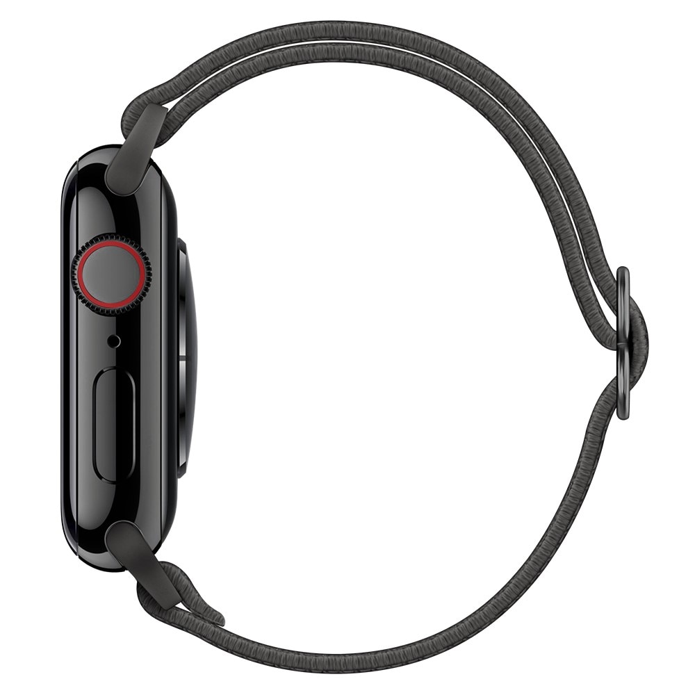 Elastiskt Nylonarmband Apple Watch 45mm Series 8 grå