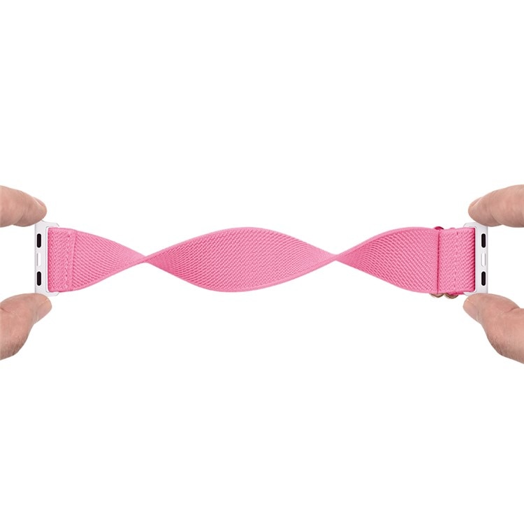 Elastiskt Nylonarmband Apple Watch Ultra 49mm rosa
