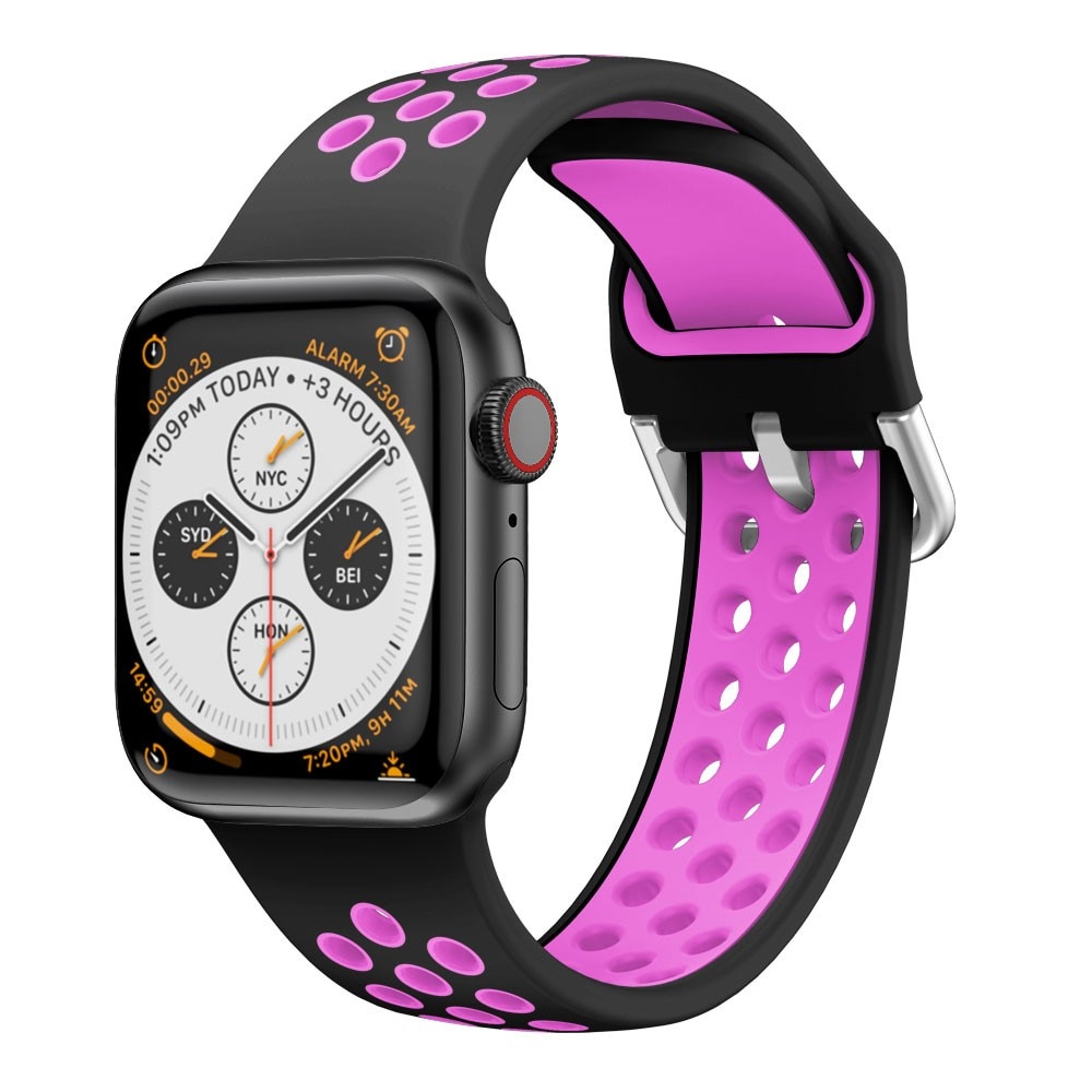 Silikonarmband Sport Apple Watch 42/44/45 mm lila