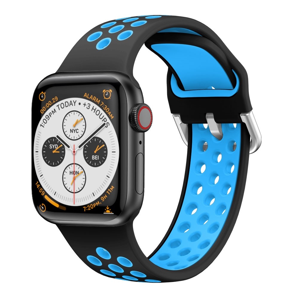 Silikonarmband Sport Apple Watch 38/40/41 mm blå