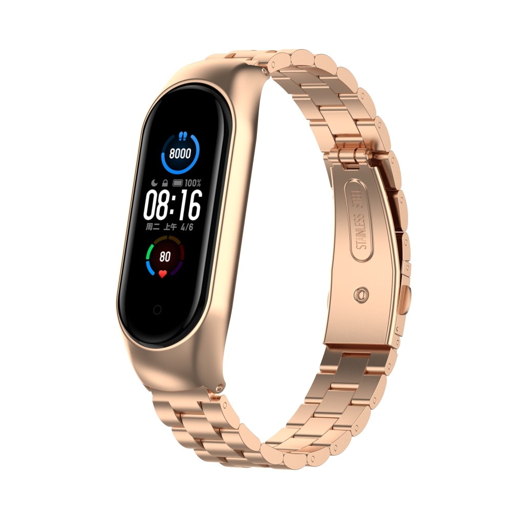 Metallarmband Xiaomi Mi Band 5/6 roséguld