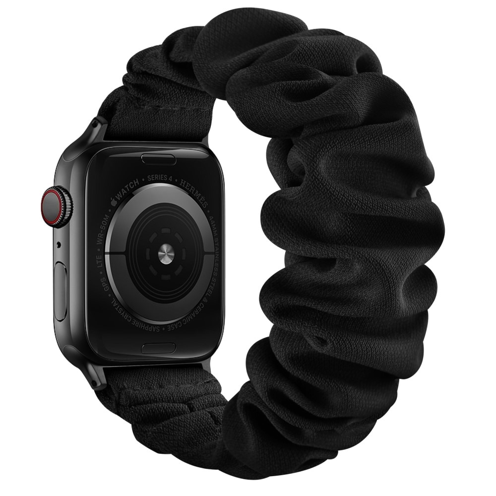 Scrunchie Armband Apple Watch 41mm Series 9 svart