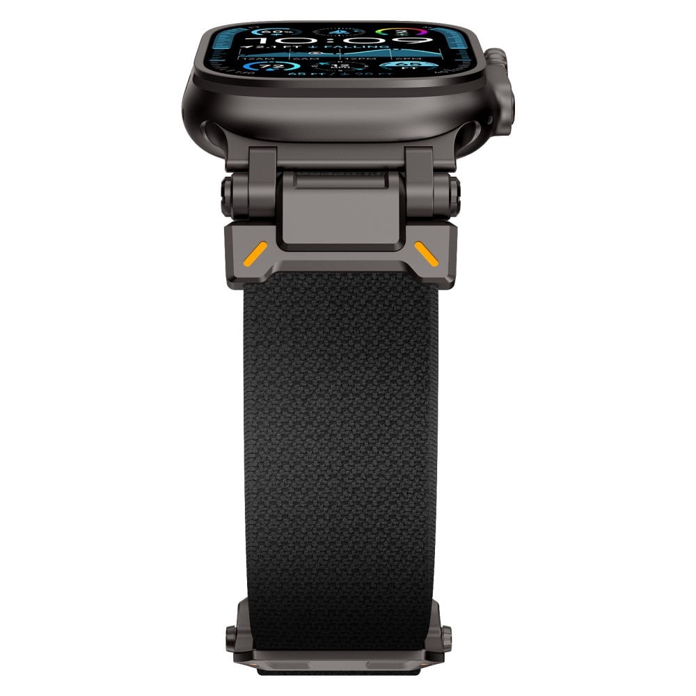 Elastiskt Nylonarmband Apple Watch Ultra 49mm 1st Gen Svart
