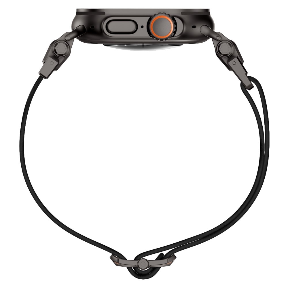 Elastiskt Nylonarmband Apple Watch Ultra 49mm 1st Gen Svart