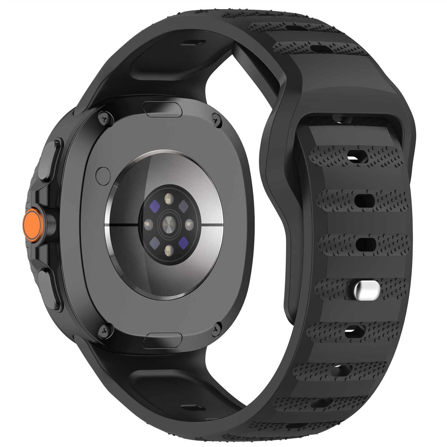 Silikonarmband Samsung Galaxy Watch 8 Classic Svart