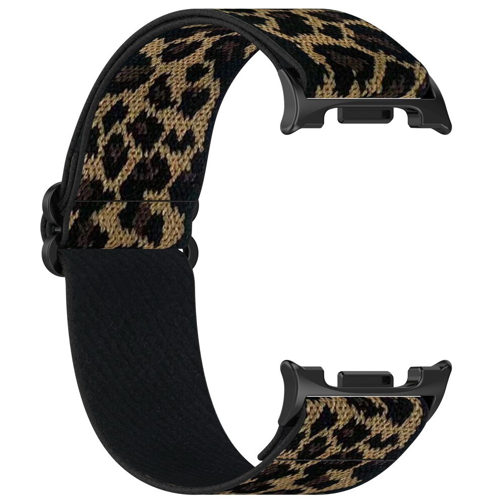 Elastiskt Nylonarmband Samsung Galaxy Watch 8 40mm Leopard