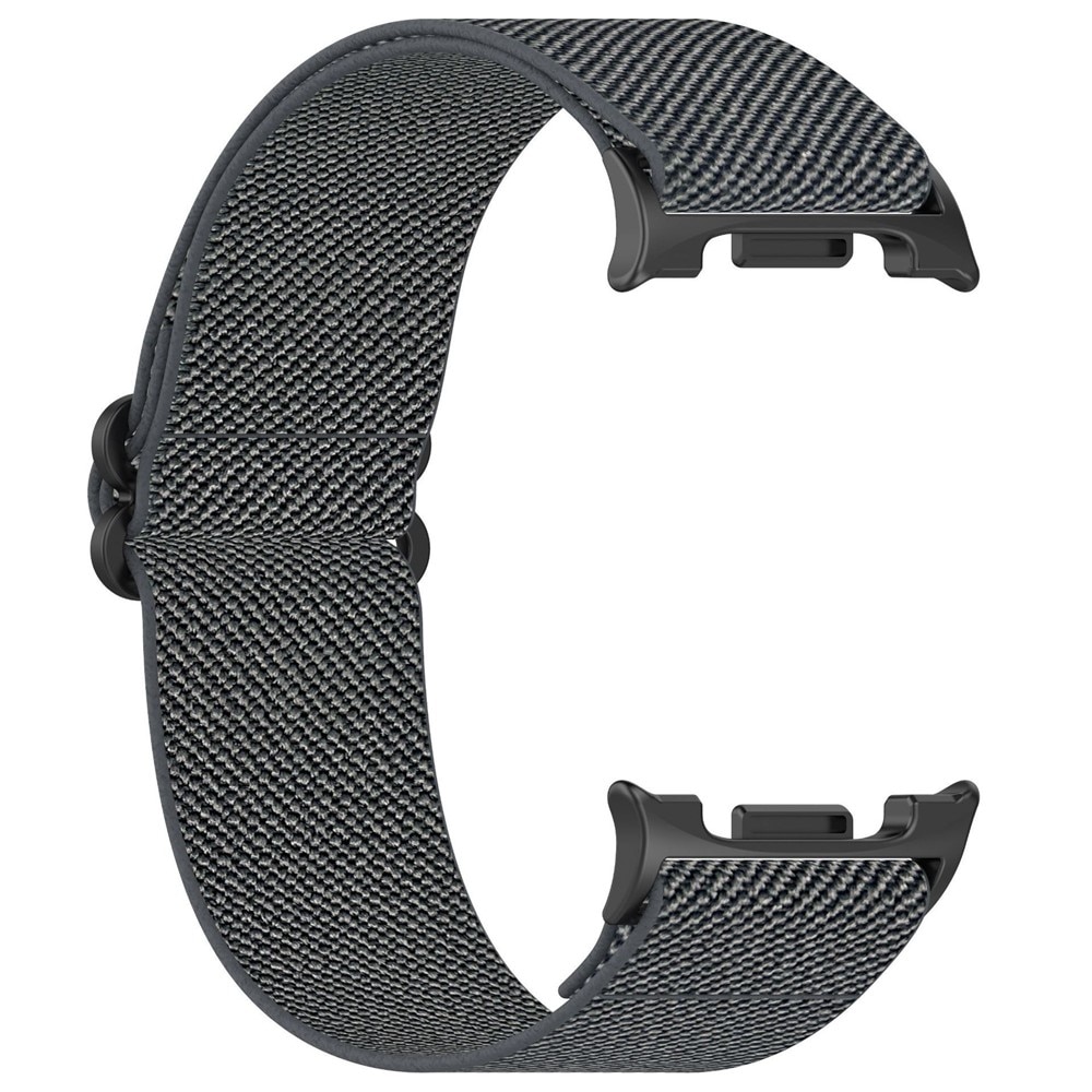 Elastiskt Nylonarmband Samsung Galaxy Watch 8 Classic Mörkgrå