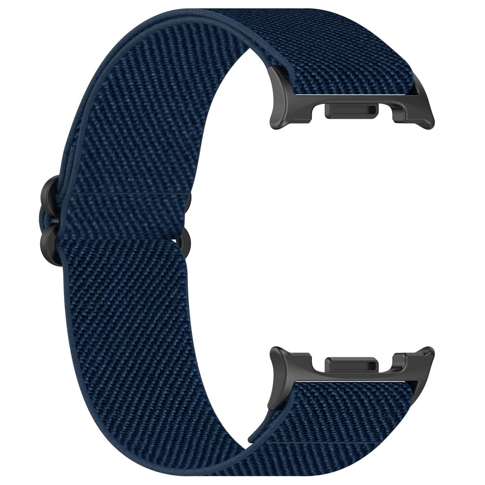 Elastiskt Nylonarmband Samsung Galaxy Watch 8 Classic Mörkblå
