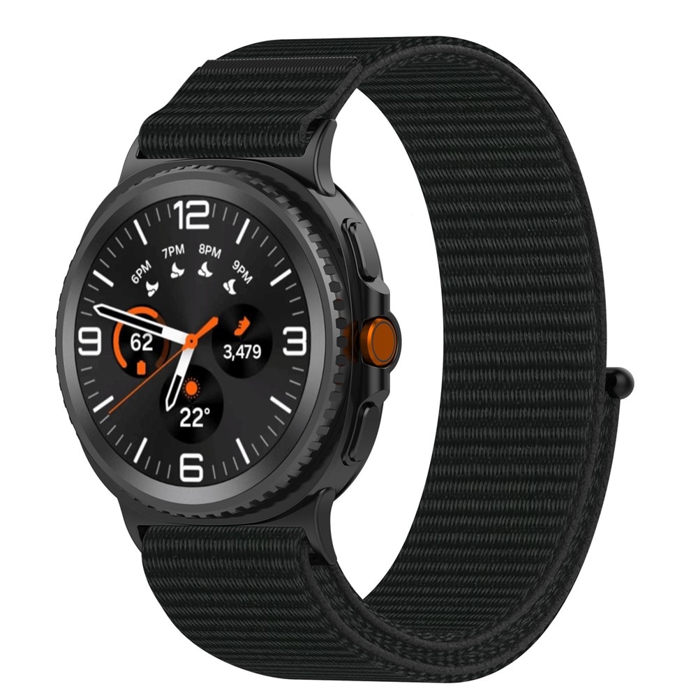 Nylonarmband Samsung Galaxy Watch 8 Classic Svart