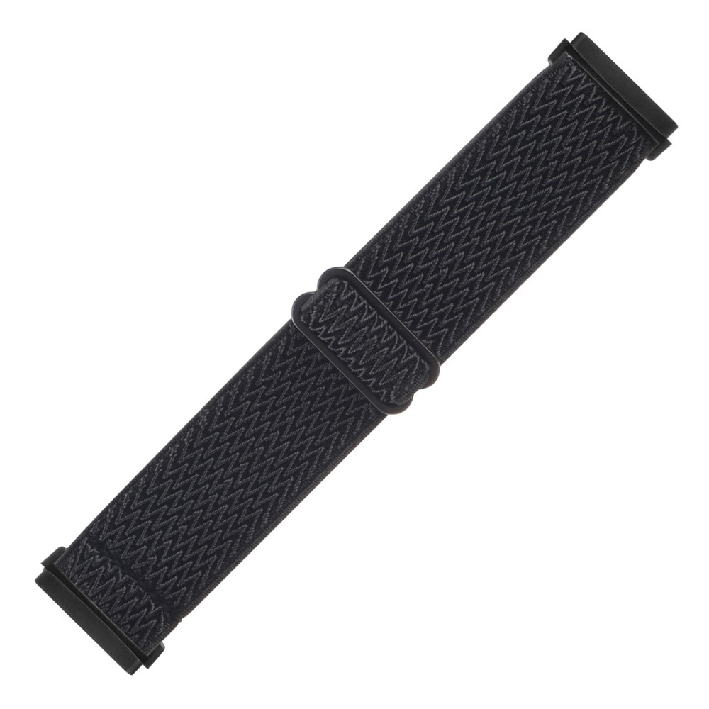 Vävd Elastiskt Nylonarmband Sense svart