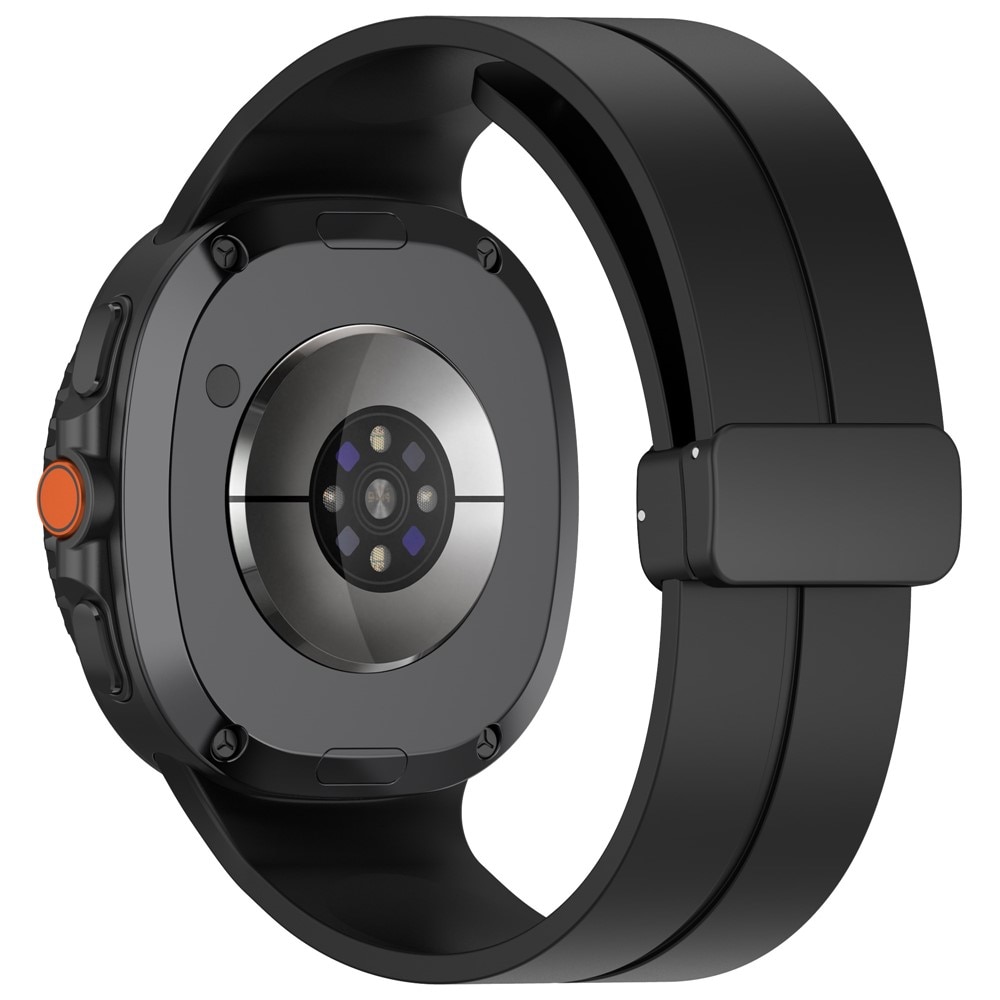 Silikonarmband Samsung Galaxy Watch 8 Classic Svart