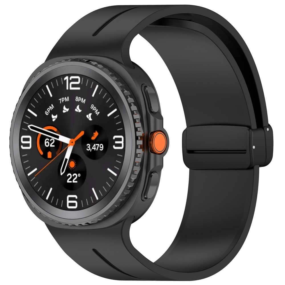 Silikonarmband Samsung Galaxy Watch 8 40mm Svart