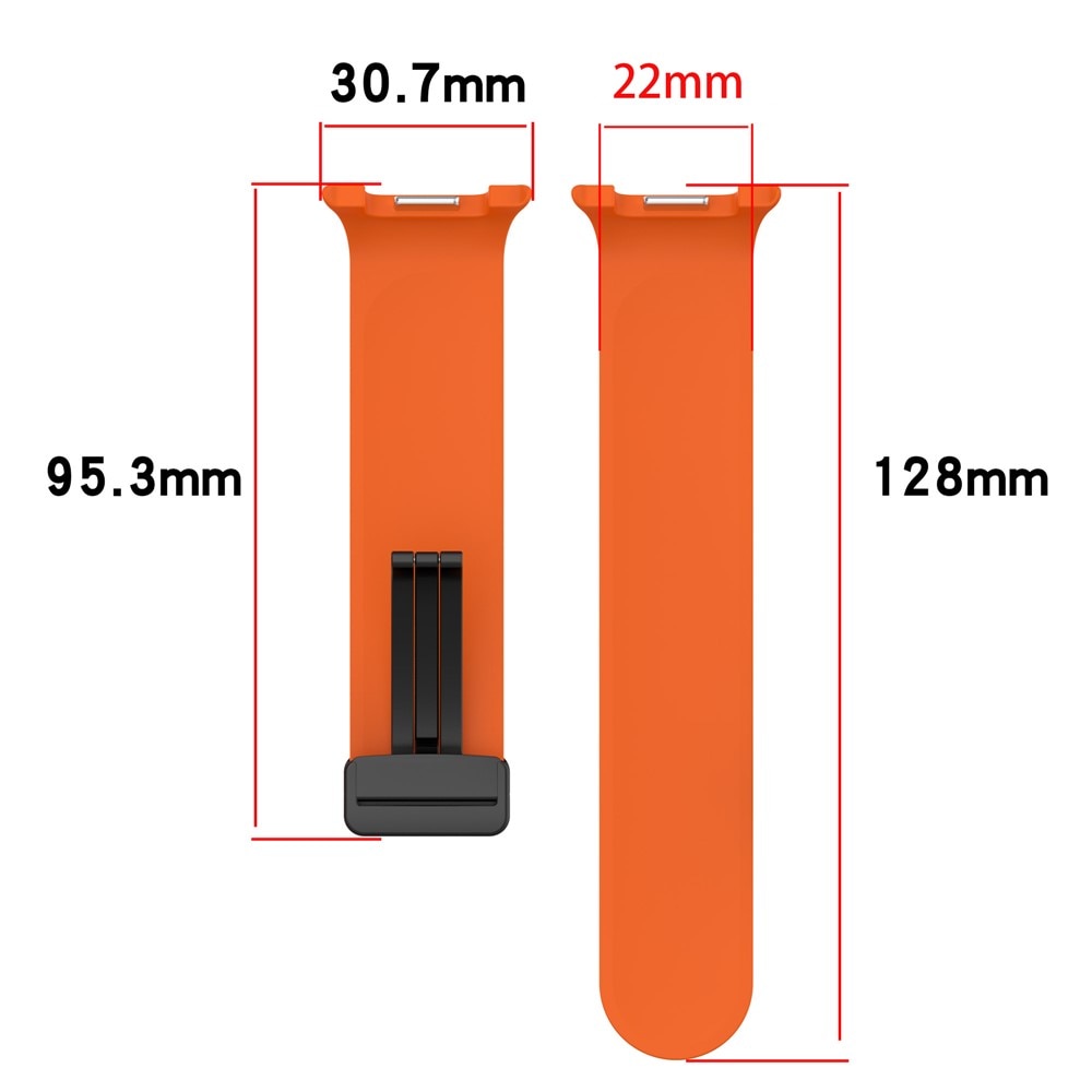 Silikonarmband Samsung Galaxy Watch 8 40mm Svart