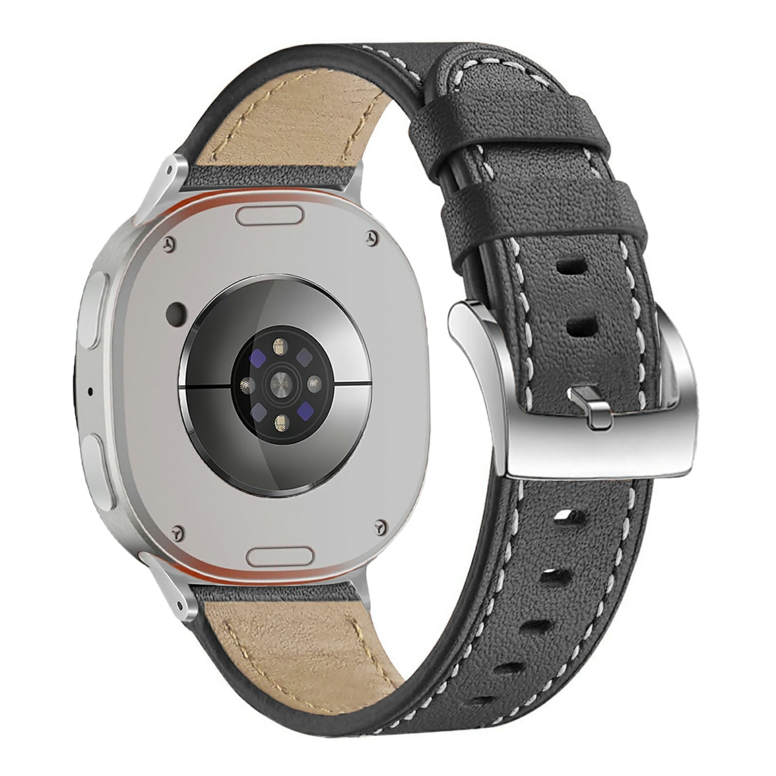 Läderarmband Samsung Galaxy Watch 8 44mm Svart