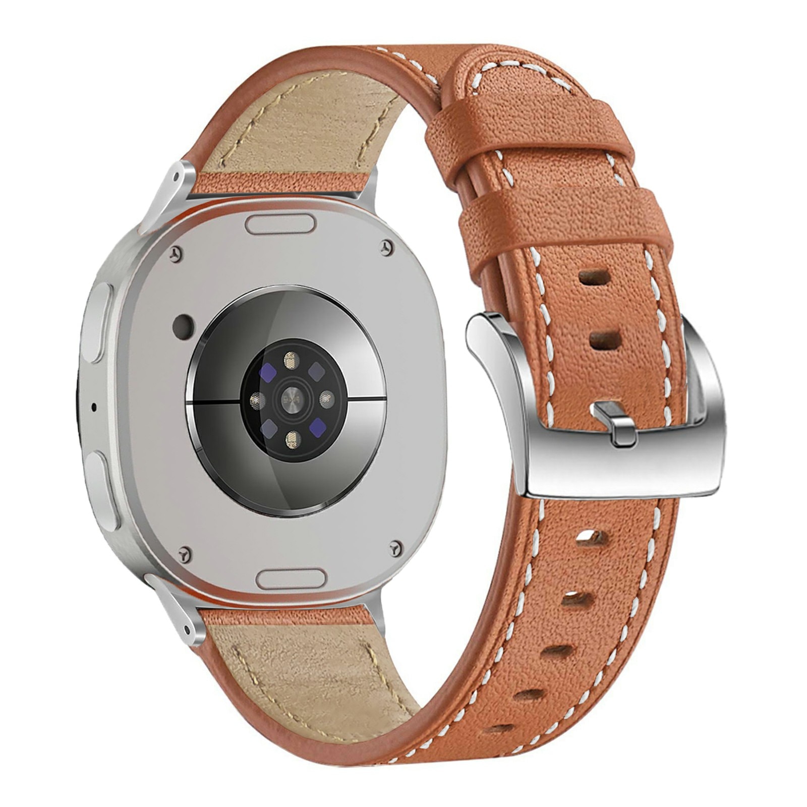 Läderarmband Samsung Galaxy Watch 8 40mm Cognac