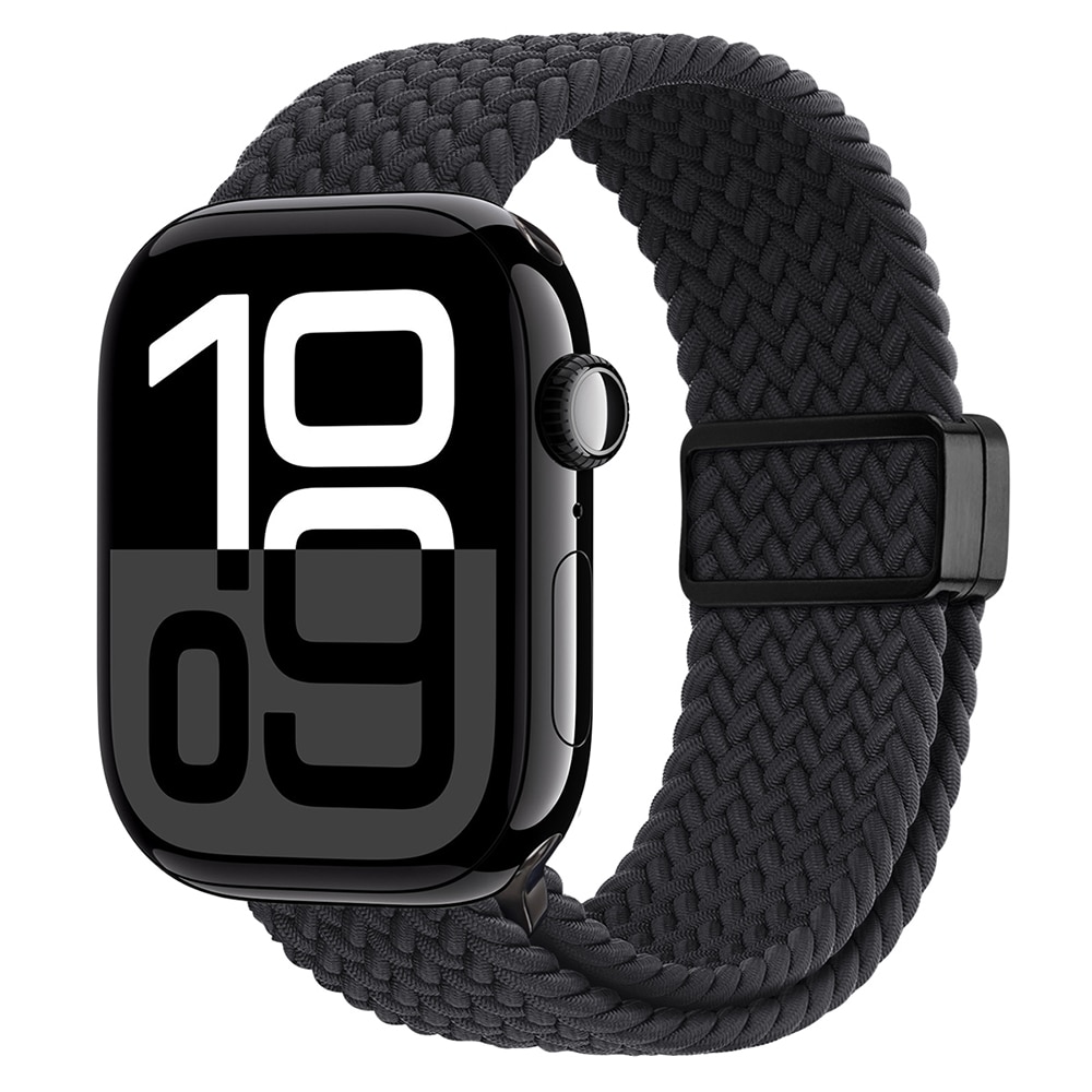 Nylon Woven Armband Apple Watch Series 9 45mm Navy