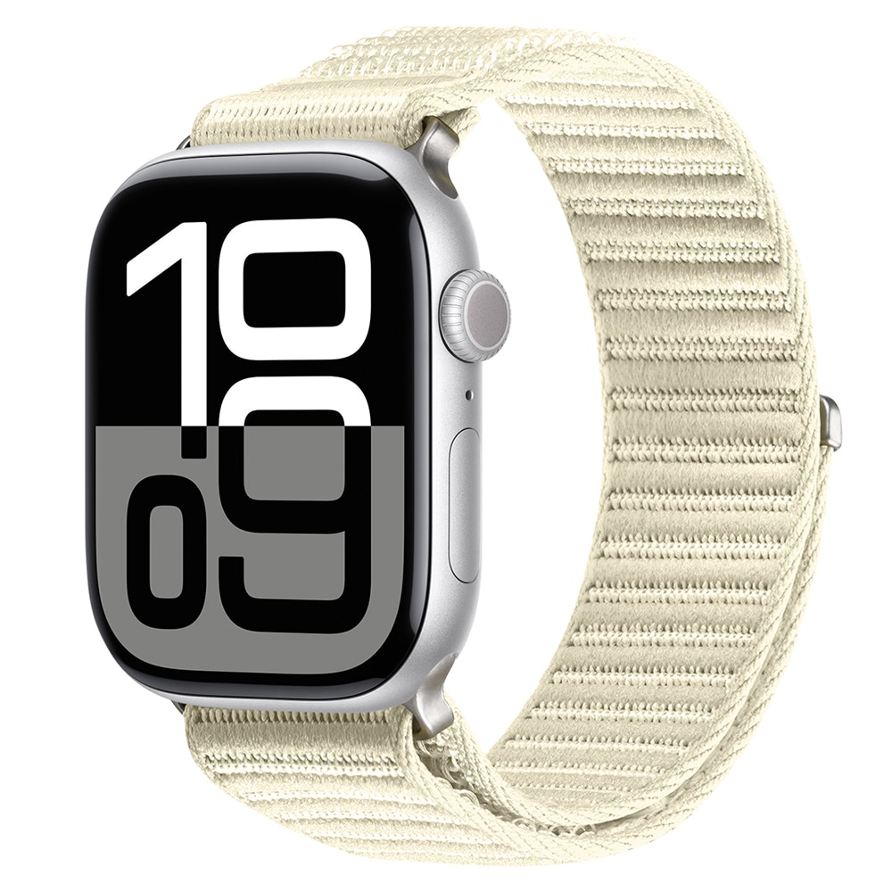 Nylon Armband Apple Watch Series 1-3 38mm Vit