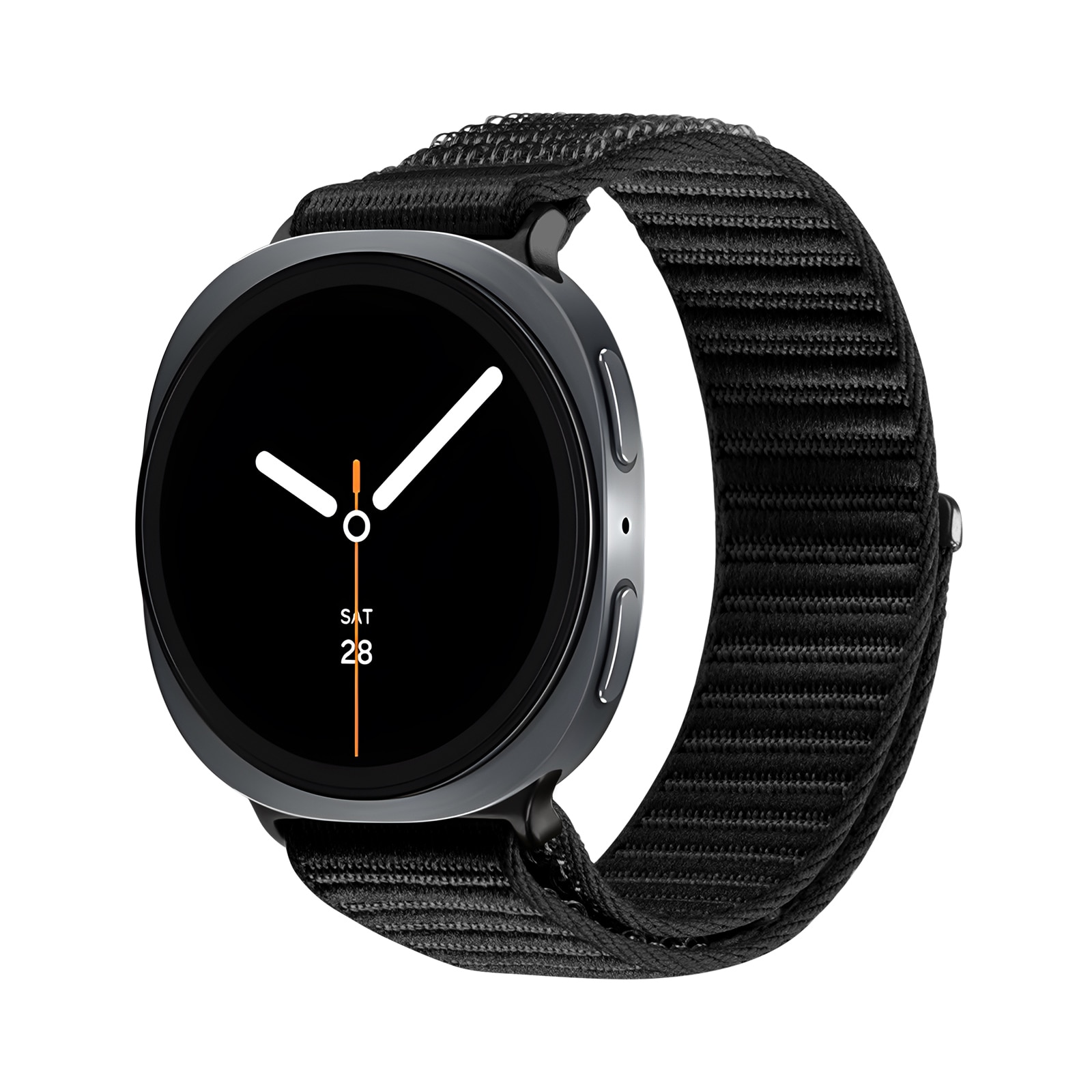 Nylon Armband Samsung Galaxy Watch 8 40mm Svart