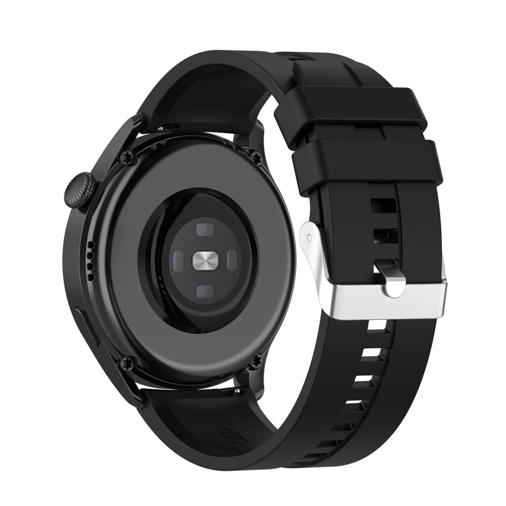 Silikonarmband Huawei Watch 3/Watch 3 Pro Svart