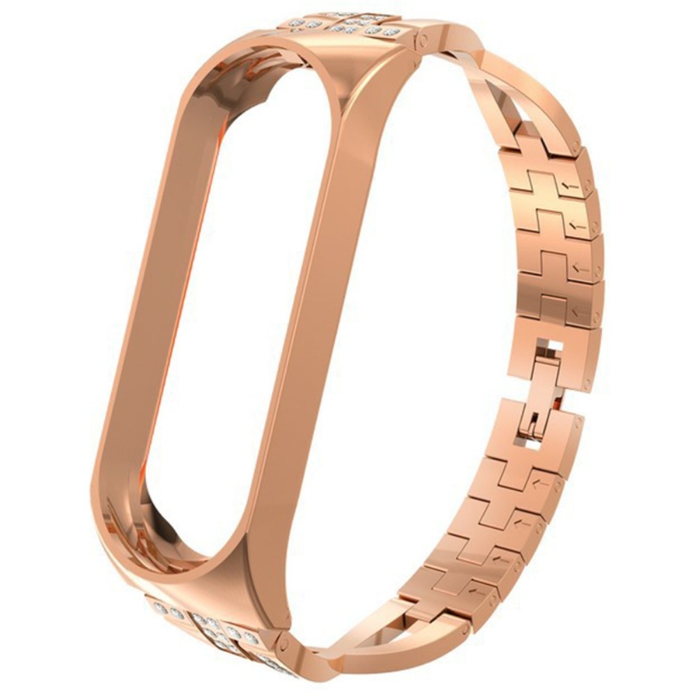 Crystal Bracelet Xiaomi Mi Band 3/4 roséguld