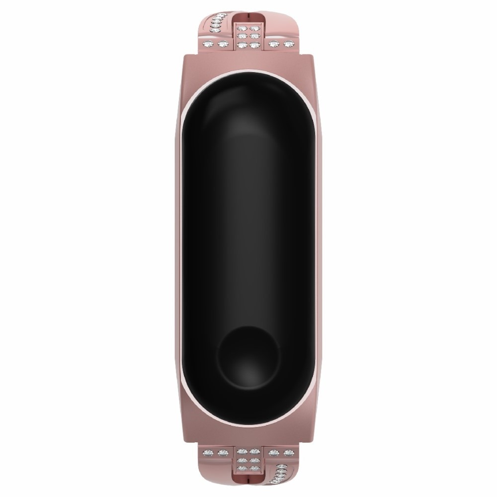 Crystal Bracelet Xiaomi Mi Band 5/6 rosa guld