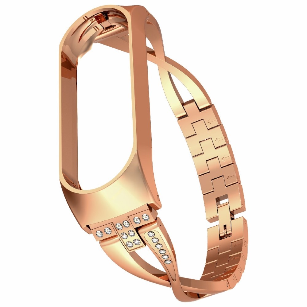 Crystal Bracelet Xiaomi Mi Band 5/6 roséguld