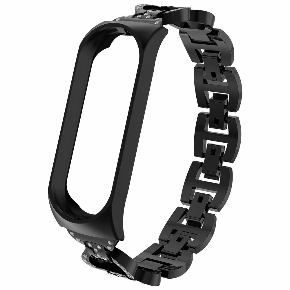 Rhinestone Bracelet Xiaomi Mi Band 5/6 Black