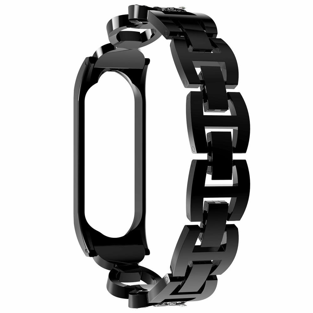 Rhinestone Bracelet Xiaomi Mi Band 5/6 Black