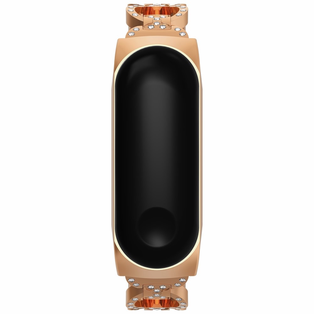 Rhinestone Bracelet Xiaomi Mi Band 5/6 Rose Gold