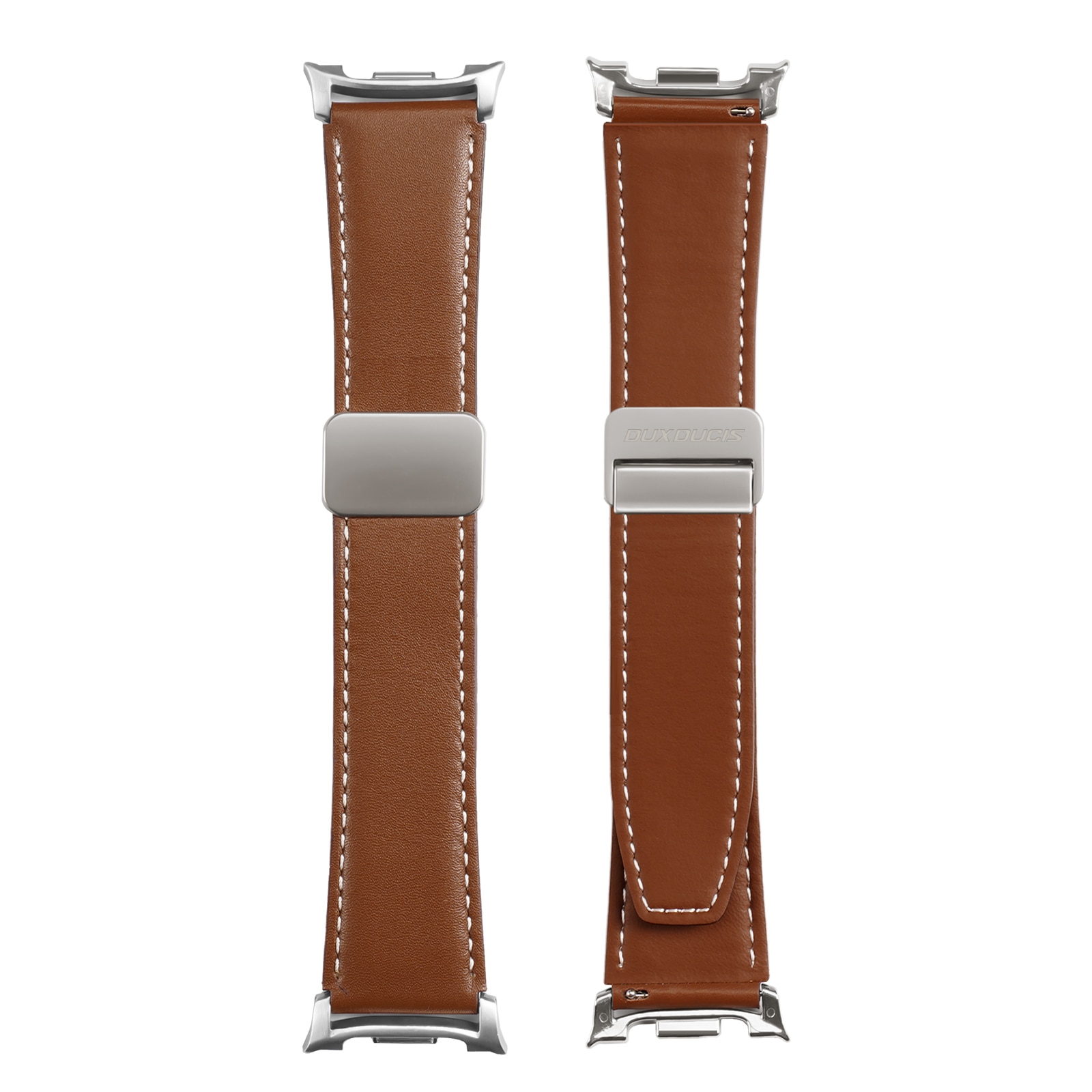 Läderarmband Samsung Galaxy Watch 8 Classic Brun