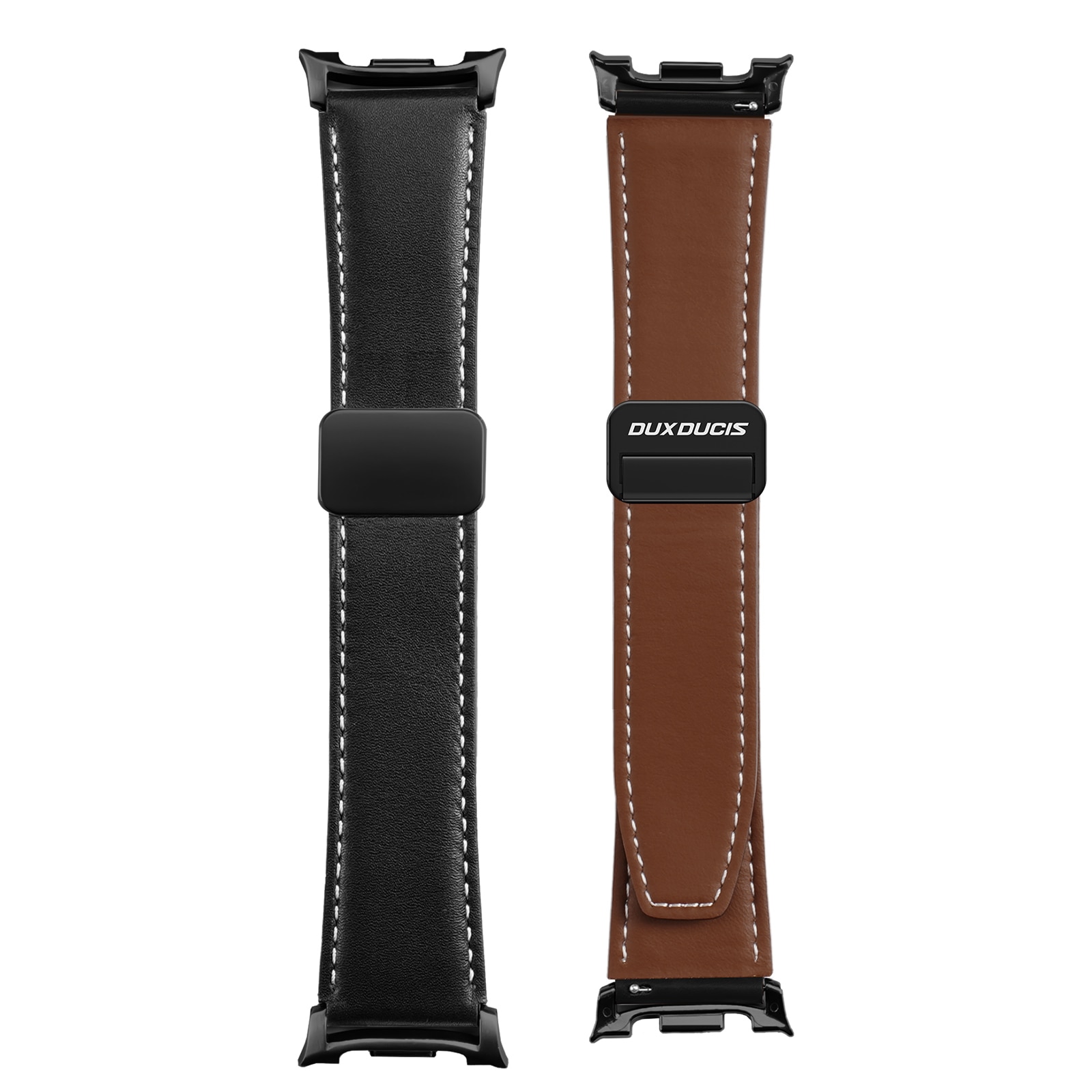 Läderarmband Samsung Galaxy Watch 8 Classic Svart