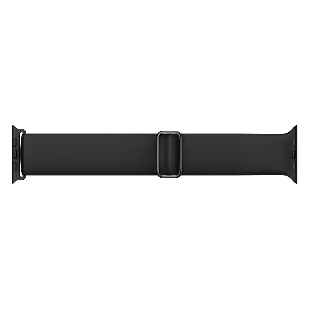 Elastiskt silikonarmband Apple Watch 38mm svart