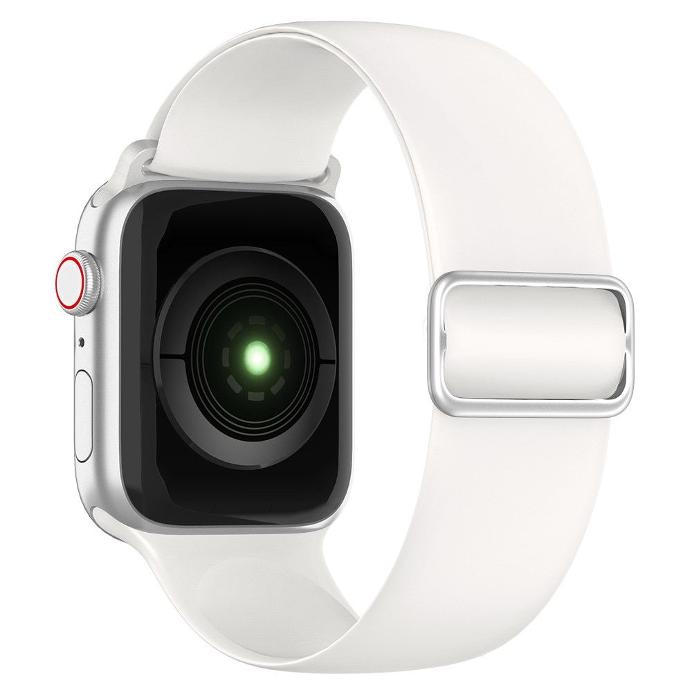 Elastiskt silikonarmband Apple Watch 42mm vit