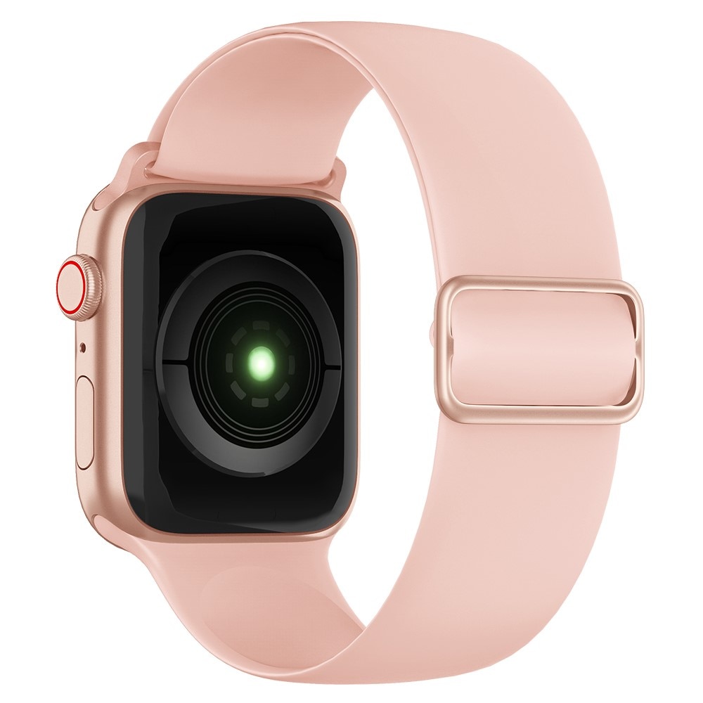 Elastiskt silikonarmband Apple Watch 41mm Series 8 rosa