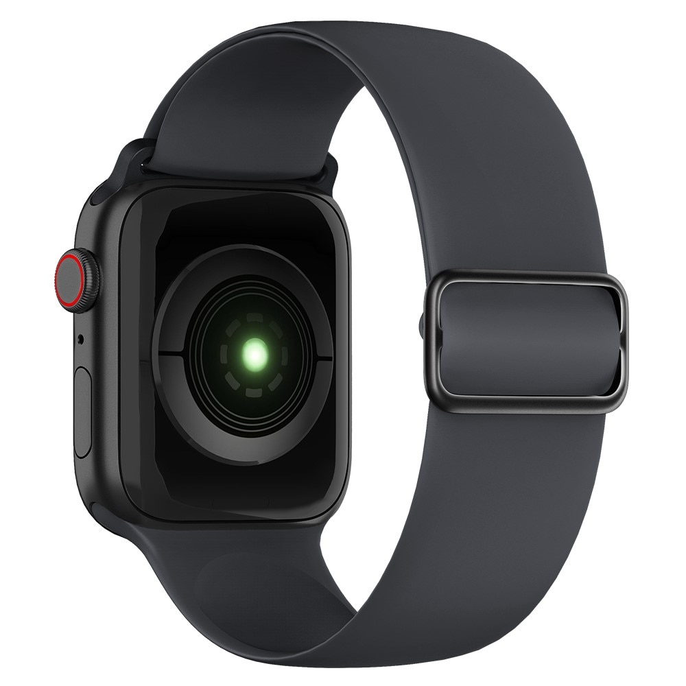 Elastiskt silikonarmband Apple Watch 45mm Series 7 grå