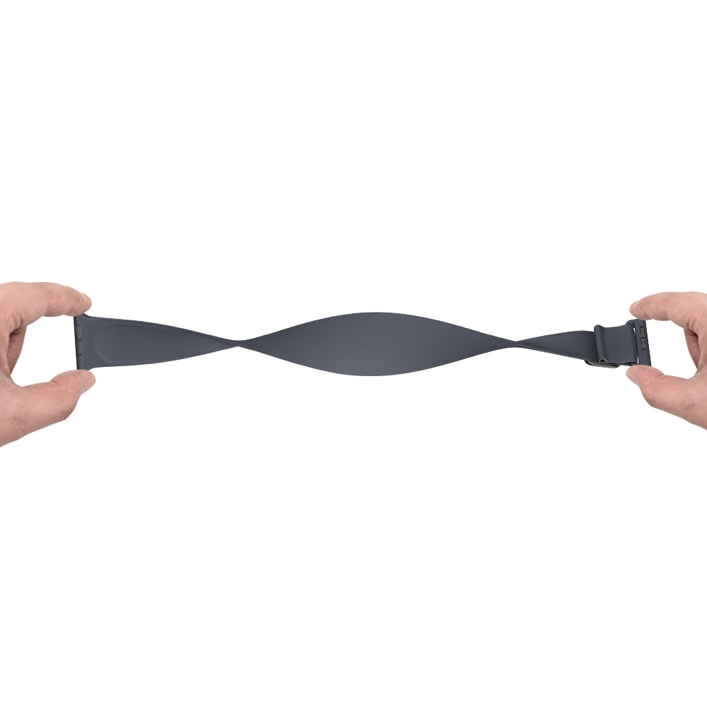 Elastiskt silikonarmband Apple Watch Ultra 2 49mm grå