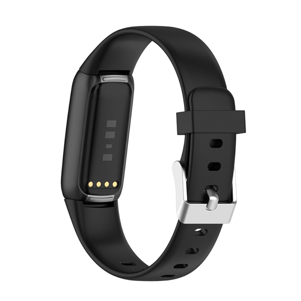 Silikonarmband Fitbit Luxe svart (Small)