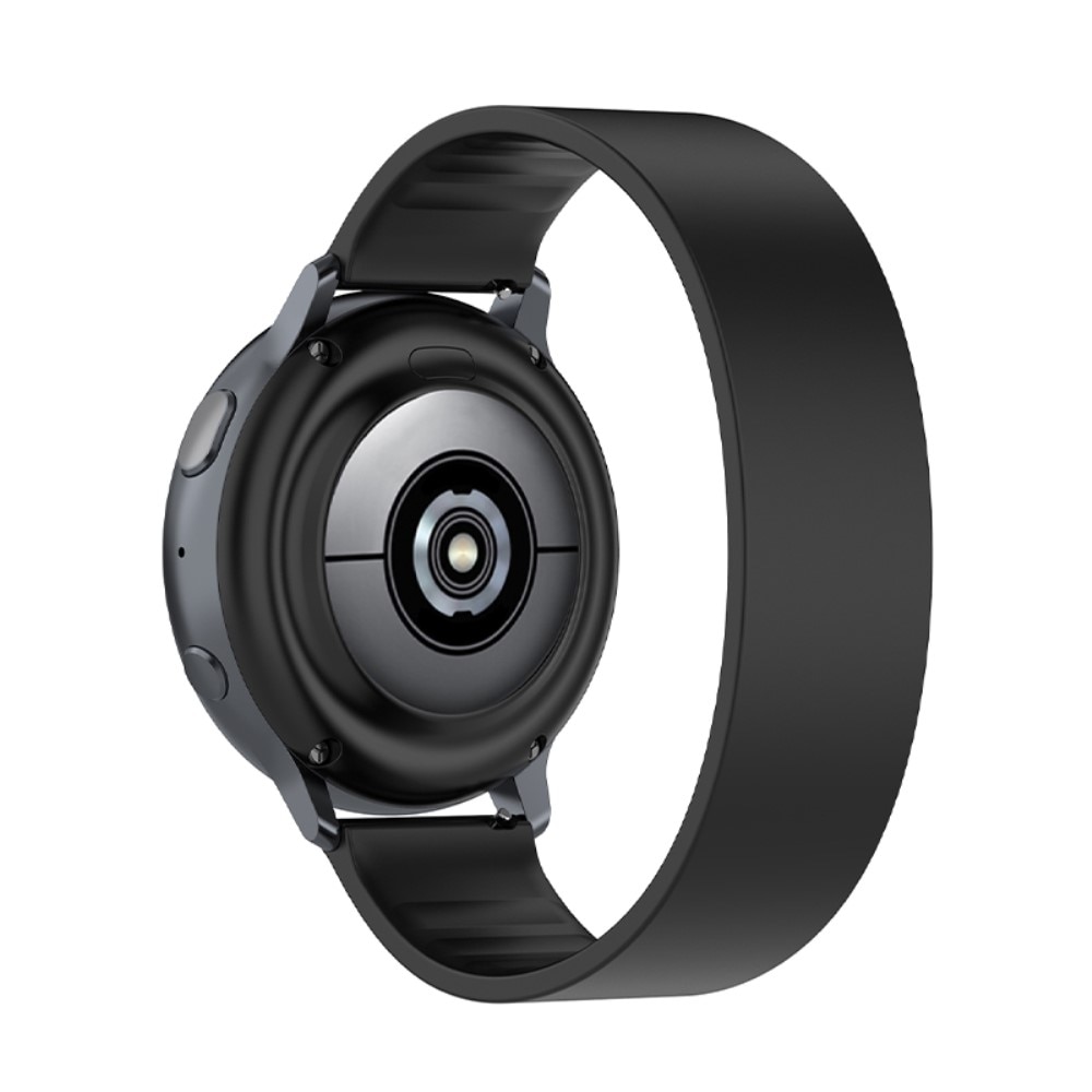 Elastiskt silikonarmband Samsung Galaxy Watch 5 Pro svart