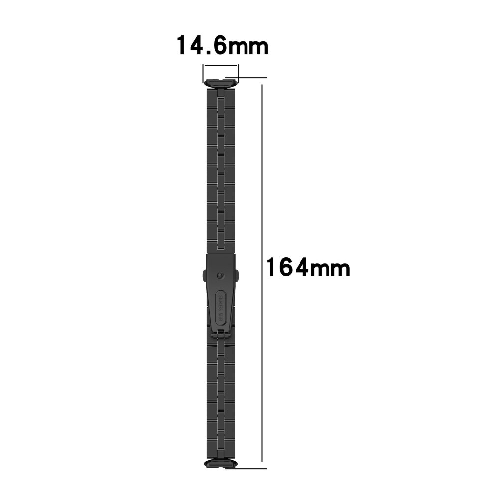 Metallarmband Fitbit Luxe Svart