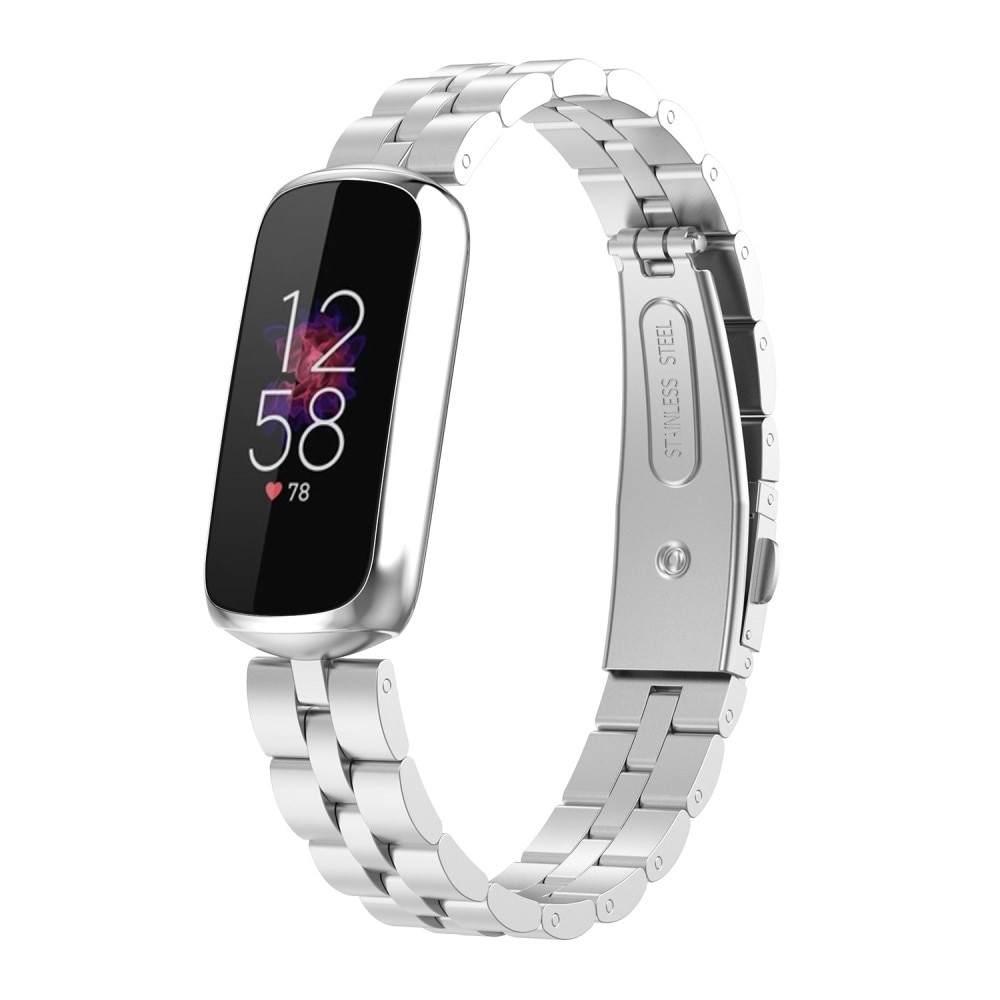 Metallarmband Fitbit Luxe silver